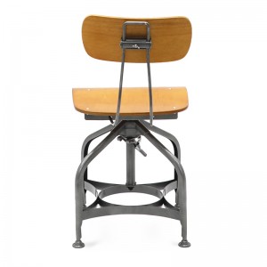 Vintage Swivel Adjustable Height Dining Chair GA402C-45STW