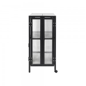 OEM Modern Metal Cabinet Steel Storage with Glass Door GO-FG-B