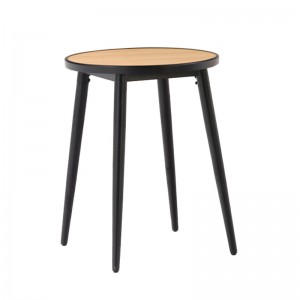 Fournisseur fiable salle à manger meubles en bois ensemble de Restaurant en métal chaises et Tables ensembles de table à manger de Restaurant