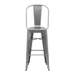 Индустриски метален бар столче за натрупување Стол за столче за бар GA101C-75ST