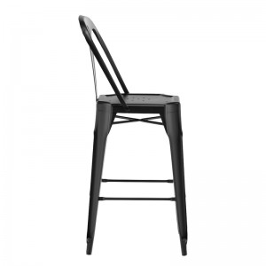 Metal Bar Stool Stacking Barstool Bar Counter Chair GA2101C-75ST