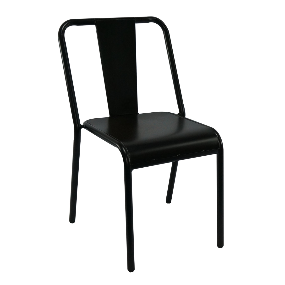 modern stacking dining chair metal