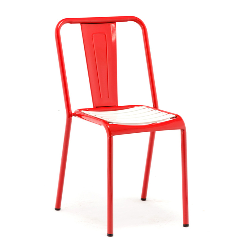stacking outdoor steel chair