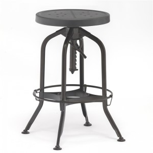 Metal Swivel Industrial Bar Stool Kusina Dining Stool Chair GA401C-65ST