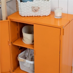 خزانة تخزين قائمة بذاتها باللون البرتقالي GO-FS6076A