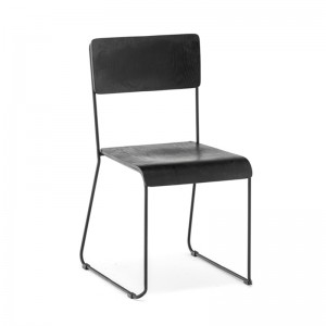 Hot Selling Modern Stacking Metal Cathedra Dining Chair