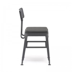 Döşemeli Koltuklu Endüstriyel Metal Sandalye GA501C-45STP