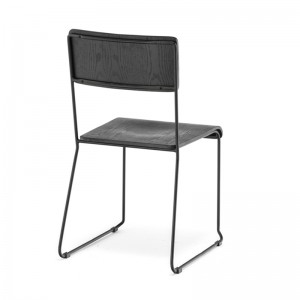 Hot Selling Modern Stacking Metal Chair Ճաշասենյակի Աթոռ