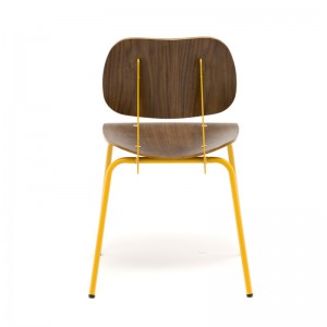 Originalni tvornički metalni čelični okvir drvo sjedalo cafe blagovaonica stolica restoran blagovaona stolica indsutrial veleprodaja