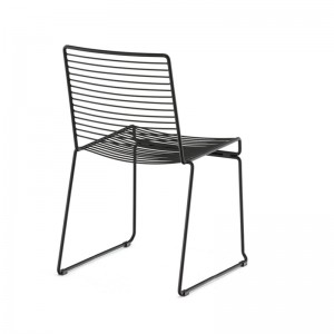 Cadira metàl·lica de pati exterior Proveïdor de cadires metàl·liques d'esdeveniments GA2203C-45ST