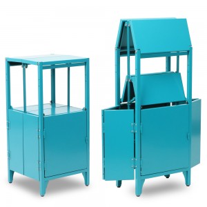 Metal Cabinet for Living Room GO-FS-C Blue