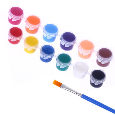 10ml Extinction Water-based Acrylic Paint DIY Hand-made Model Children's  Toy Painting Coloring Complementary Spray Material