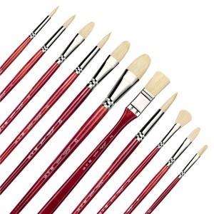 China New Product Long Paint Brush - 11 PCS Oil Acrylics Professional and Hobby Travel Paint Bristle Artist Brushes – Fontainebleau