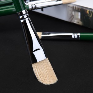 6gab/komplekts Bristle Hair Artist Paint Brush komplekti ar Custom logo