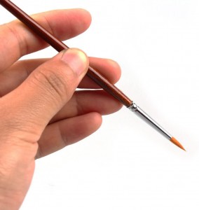 7pcs/set Wooden Handle Artist Paint Brush Set For Details Miniature Hook Liner Pen Brush Set