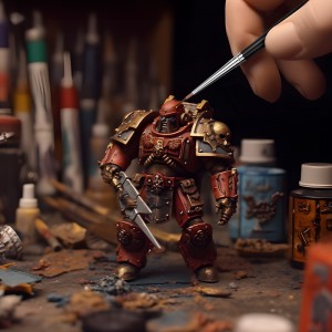 Професионален комплект четки за рисуване с детайли Micro Warhammer за рисуване на миниатюрен художник Настолен Wargames Painting
