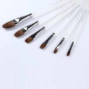 Professional Wholesale Gouache Paint Brush Saita Roba Gashi Acrylic Handle Painting Brush