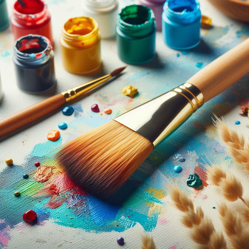 An Acrylic Brush is Made of What Type of Hair?