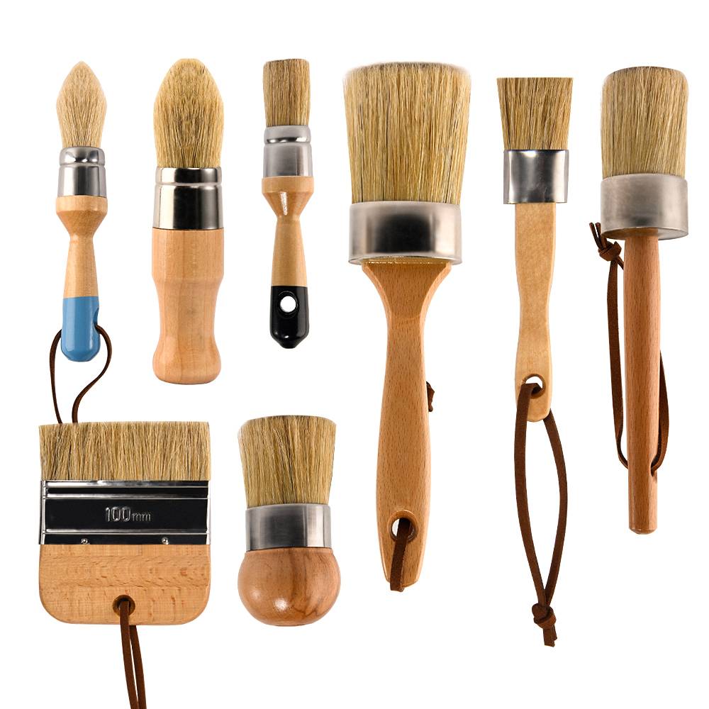 Wooden Handle Art Brush Set Artist Oil Painting Brush (1)