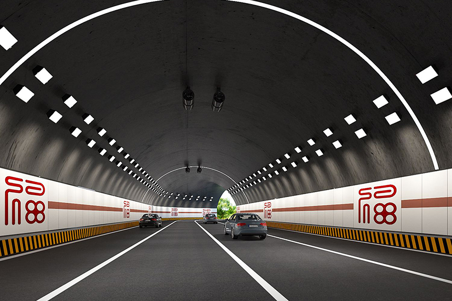 Fuzhou Changle Airport tunnel