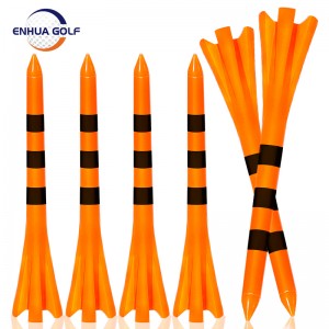 wholesale 5 claws Customizable high quality colorful plastic golf tees Durable 5 Prong Zero Friction
