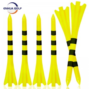 wholesale 5 claws Customizable high quality colorful plastic golf tees Durable 5 Prong Zero Friction