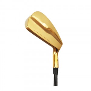 Factory golf iron product drive iron head gold paint golf manufacture