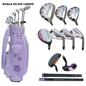 Ladies golf full set, romantic flame design, enjoy every time.