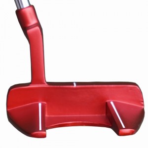 New design of ox horn stainless steel golf putter head with special auxiliary aiming easy golf putter