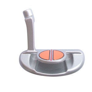 OEM/ODM cheap casting stainless steel for kids Right Handed golf Semicircle mallet mini putter head clubs 