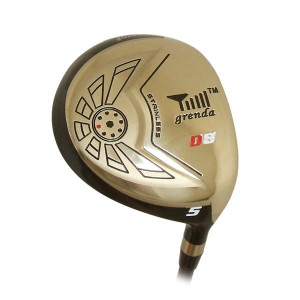 China Supplier Professional man full golf sets Golf Fairway Wood Cheap Golf Clubs with gold PVD