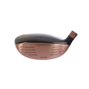 Customized production surface vacuum PVD electroplating FORGED martensitic 420stainless steel golf fairway wood head