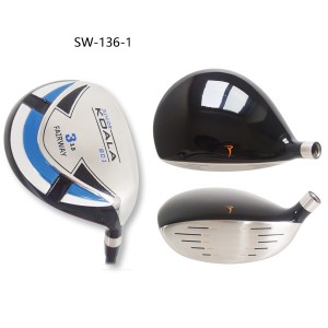 Manufacturers supply kids children’s golf head clubs OEM forged stainless steel offset hosel fairway wood
