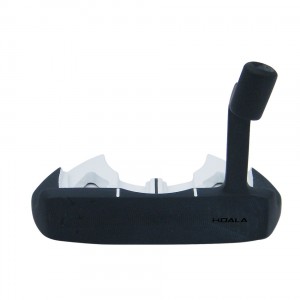 Custom golf zinc alloy putter cnc double-knife pattern milling golf putter heads sale