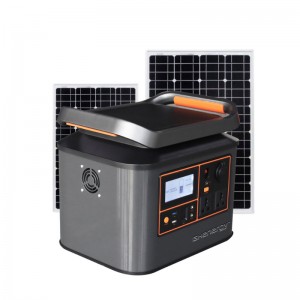 စခန်းချခြင်းအတွက် Outdoor Emergency Backup Solar Generator 500W 1000W 1280Wh ခရီးဆောင်ပါဝါဘူတာ