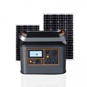 Преносна електрана 500В 1000В 1280Вх за камповање на отвореном, резервни соларни генератор за хитне случајеве