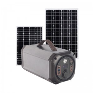 Партатыўны сонечны генератар 110 В 220 В з іённым літый-іённым акумулятарам 1000 Вт 1500 Вт 2000 Вт 300 Вт Партатыўная электрастанцыя