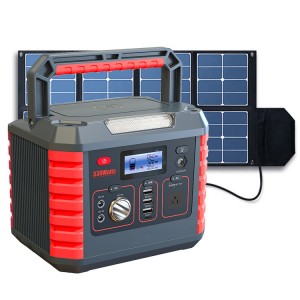 Solar Portabgle Generator 330w 500w 1000w 1500w 2000w Dabînkirina Hêzê ya Parzûnkirina Enerjiya Portable