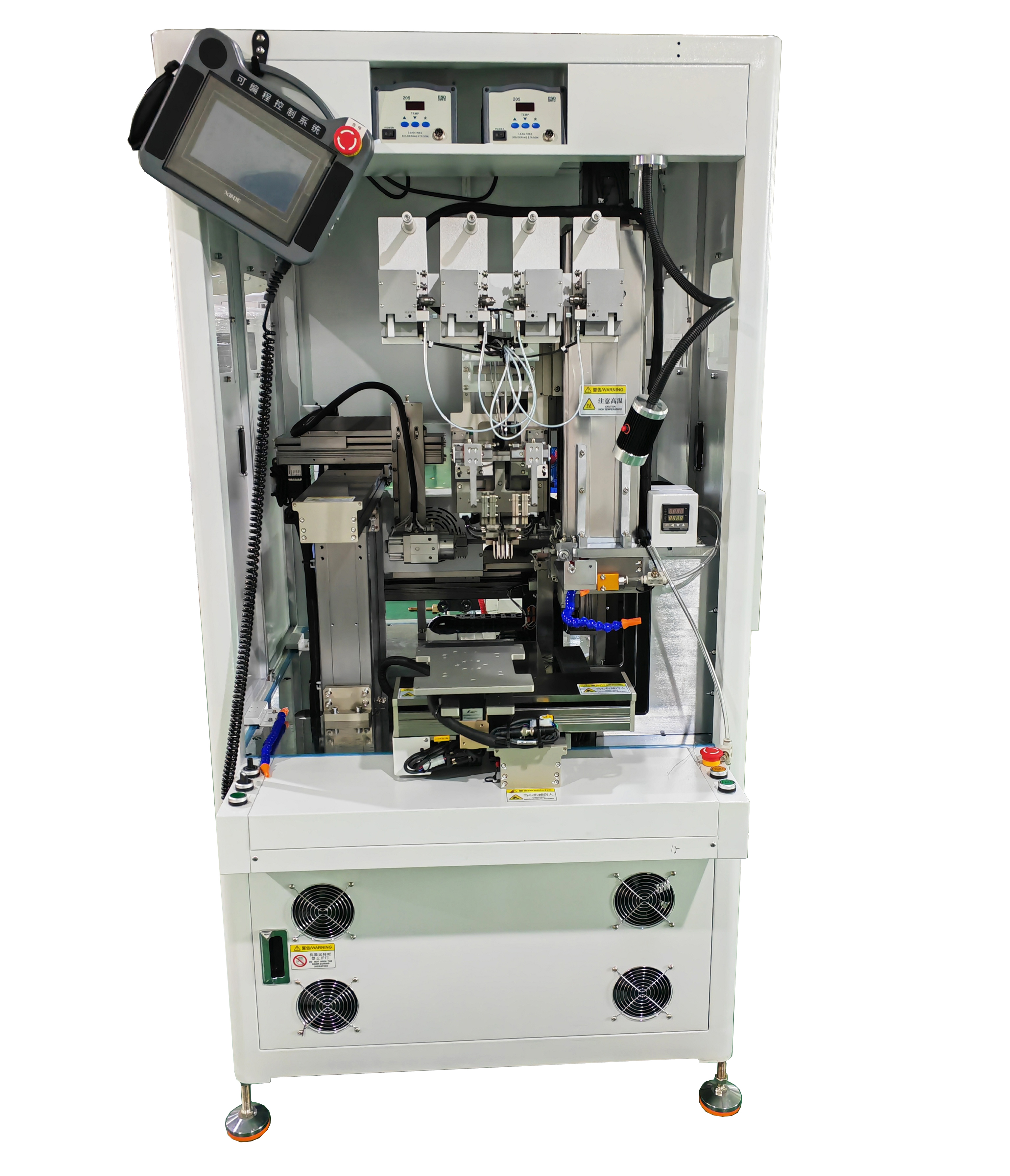 Factory Direct Fully Automatic PCBA Double-Ended Iron Soldering System Wire Soldering Machine
