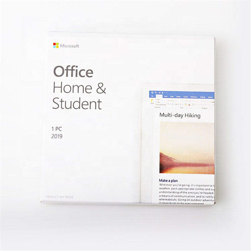 Office 2019 Home and Student Full Package office 2019 HS online activate DVD boxes (1)