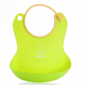 China wholesale Portable Feeding Booster Seat Manufacturer –  Wholesale Customized Waterproof Silicone Baby Bibs BH-401 – Babyhood