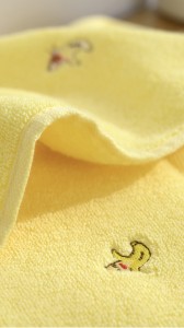 Wholesale Cotton Embroidered Cartoon  Combed Fruit  Banana Towel Bath Towel