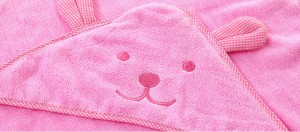 Wholesale custom Soft and Cute cartoon   Pattern baby hooded Bamboo  towel for bathing Use