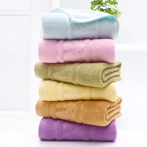 100% Bamboo Face Fiber Bath Towel wholesale small MOQ