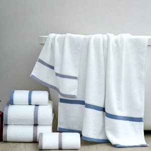 wholesale luxury strong absorption 100% Cotton Terry Luxury Bath towel Hotel Bath Towel  Sets
