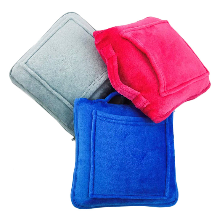 Chinese wholesale Heating Pad - Flexicomfort 3 in 1 Travel Blanket Soft Lightweight Packable Zippered Pockets – GOODLIFE