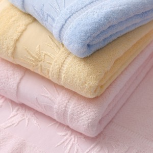 Bamboo towels organic bath towel luxury wholesalers customized logo