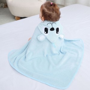 Wholesale Bamboo Baby Hooded Towel with Unique Design