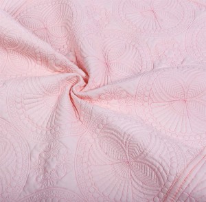 Personalized Toddlers and Baby Quilt Lightweight Blanket Embossed Cotton Quilt 4 Seasons Scalloped Newborn Baby
