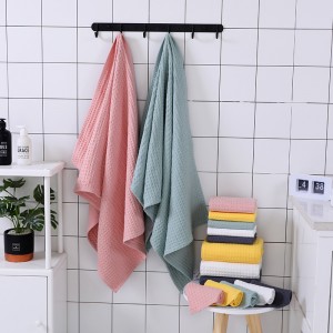 Hotel home towels bath cotton waffle Quick Dry design